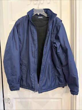 Chaps Men's Dark Blue Windbreaker Jacket